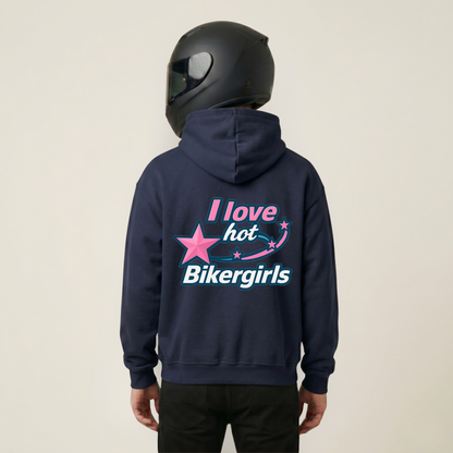 I love hot Bikergirls - Zipper