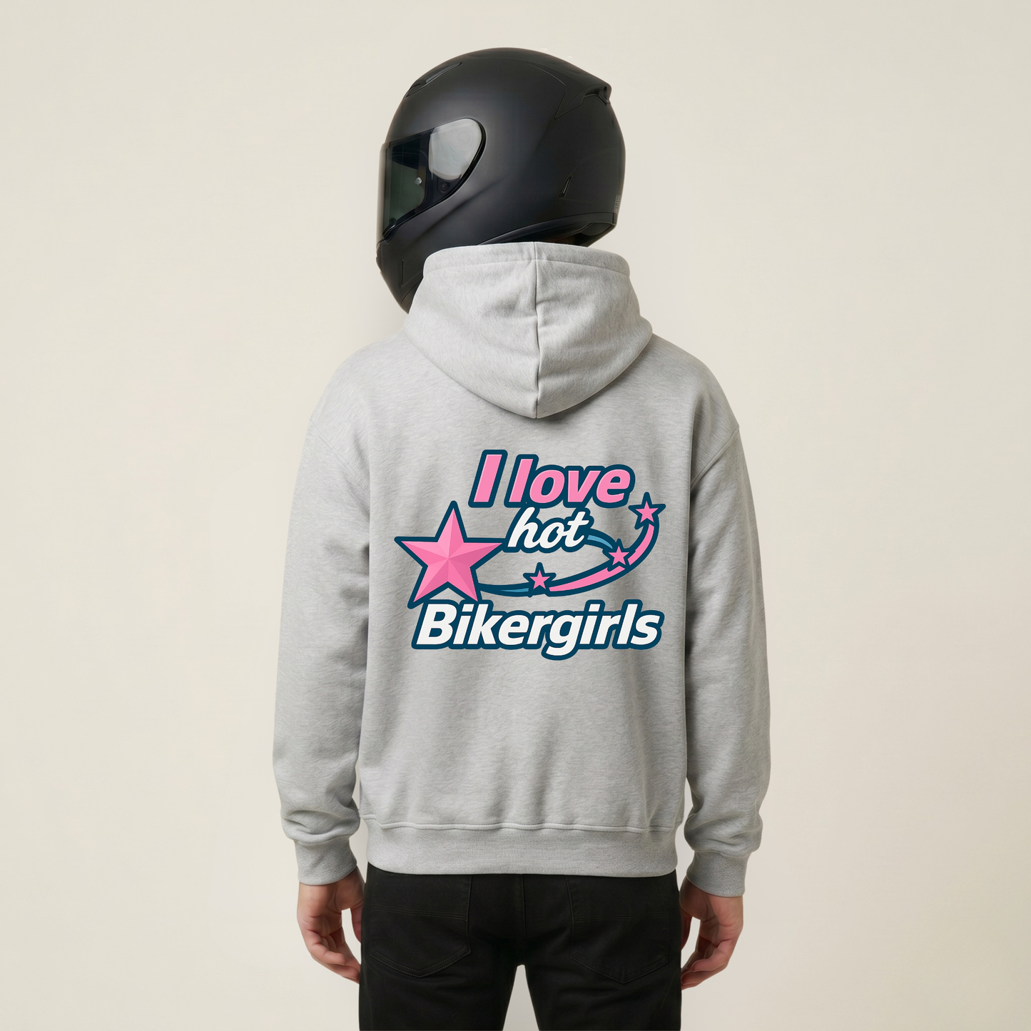 I love hot Bikergirls - Zipper
