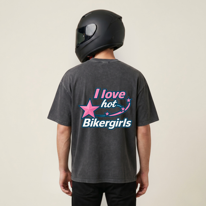 I love hot Bikergirls - Shirt