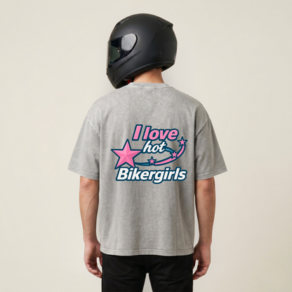 I love hot Bikergirls - Shirt