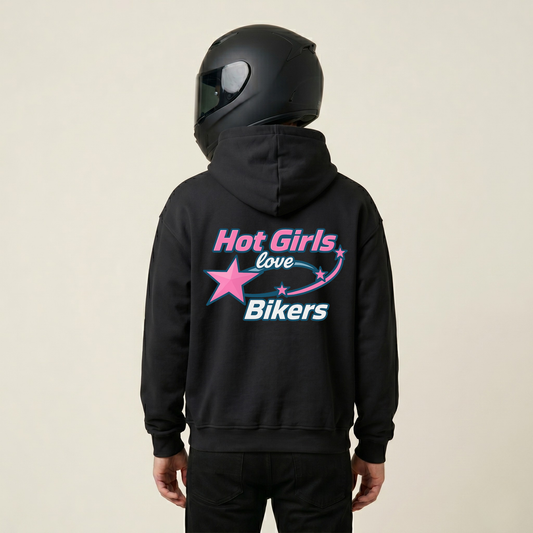 Hot Girls Love Bikers - Zipper