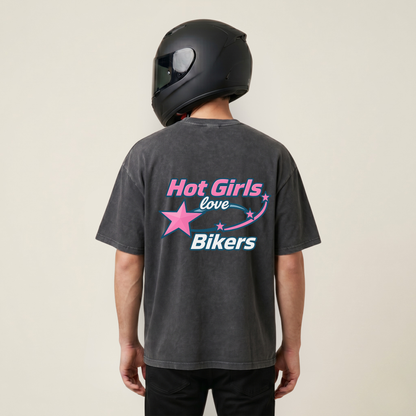 Hot Girls Love Bikers - Shirt