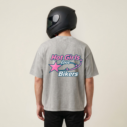 Hot Girls Love Bikers - Shirt