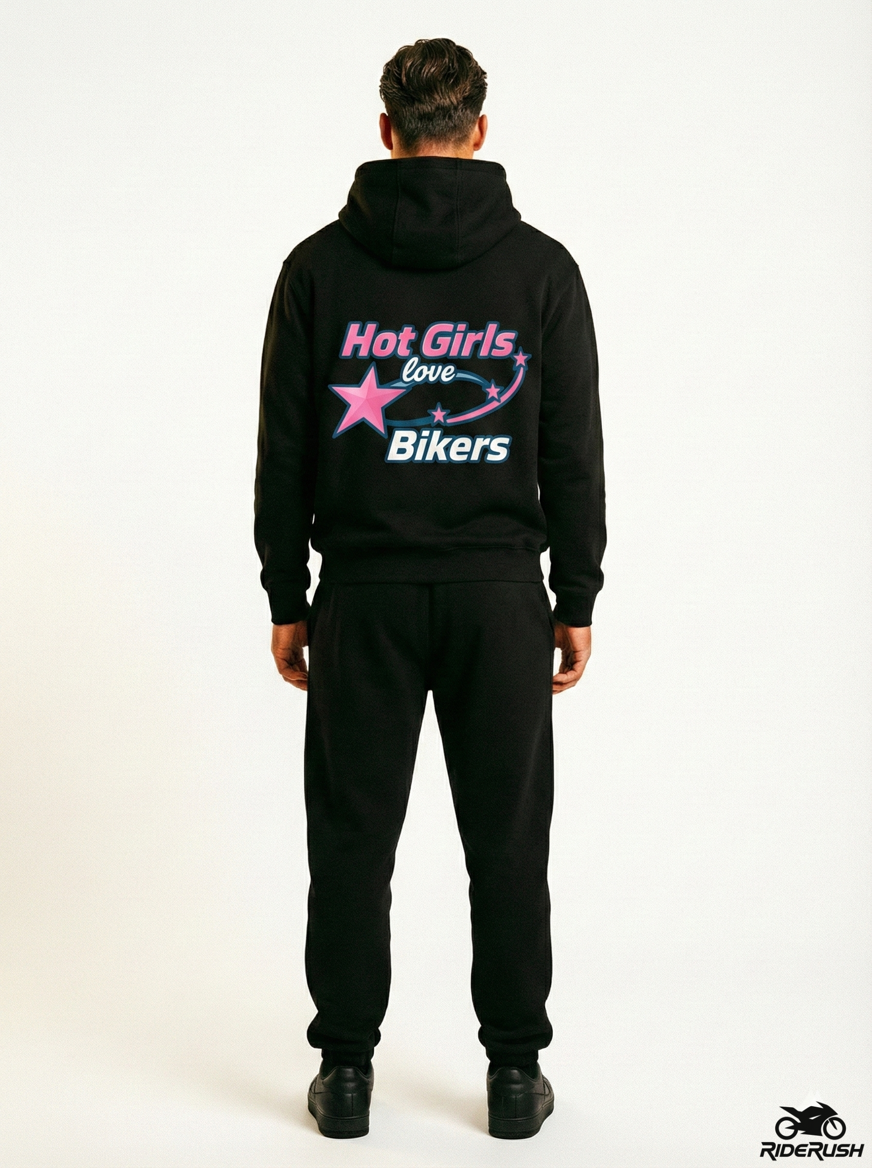 RideRush - Hot Girls Love Bikers - Hoodie