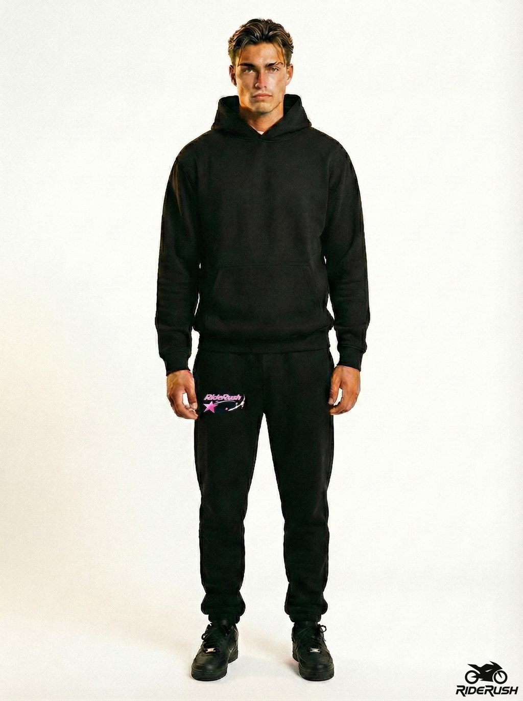 RideRush - Pink Stars - Hoodie