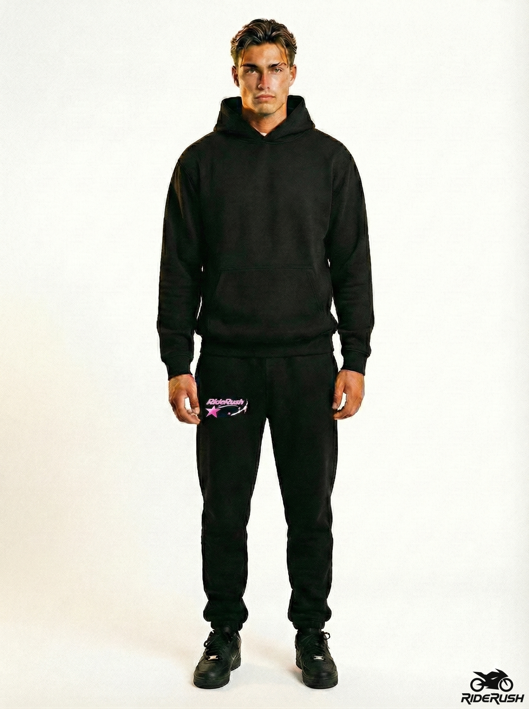 RideRush - Pink Stars - Hoodie