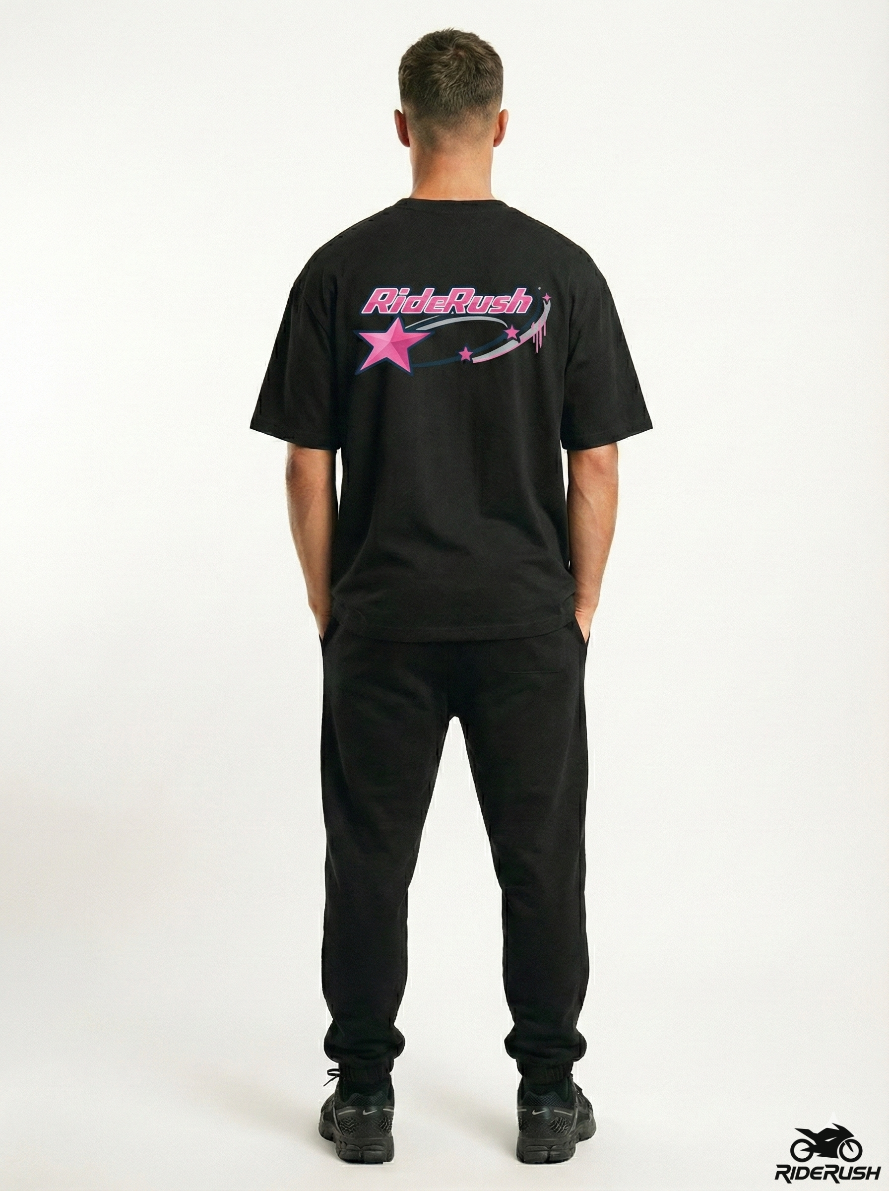 RideRush - Pink Stars - Shirt