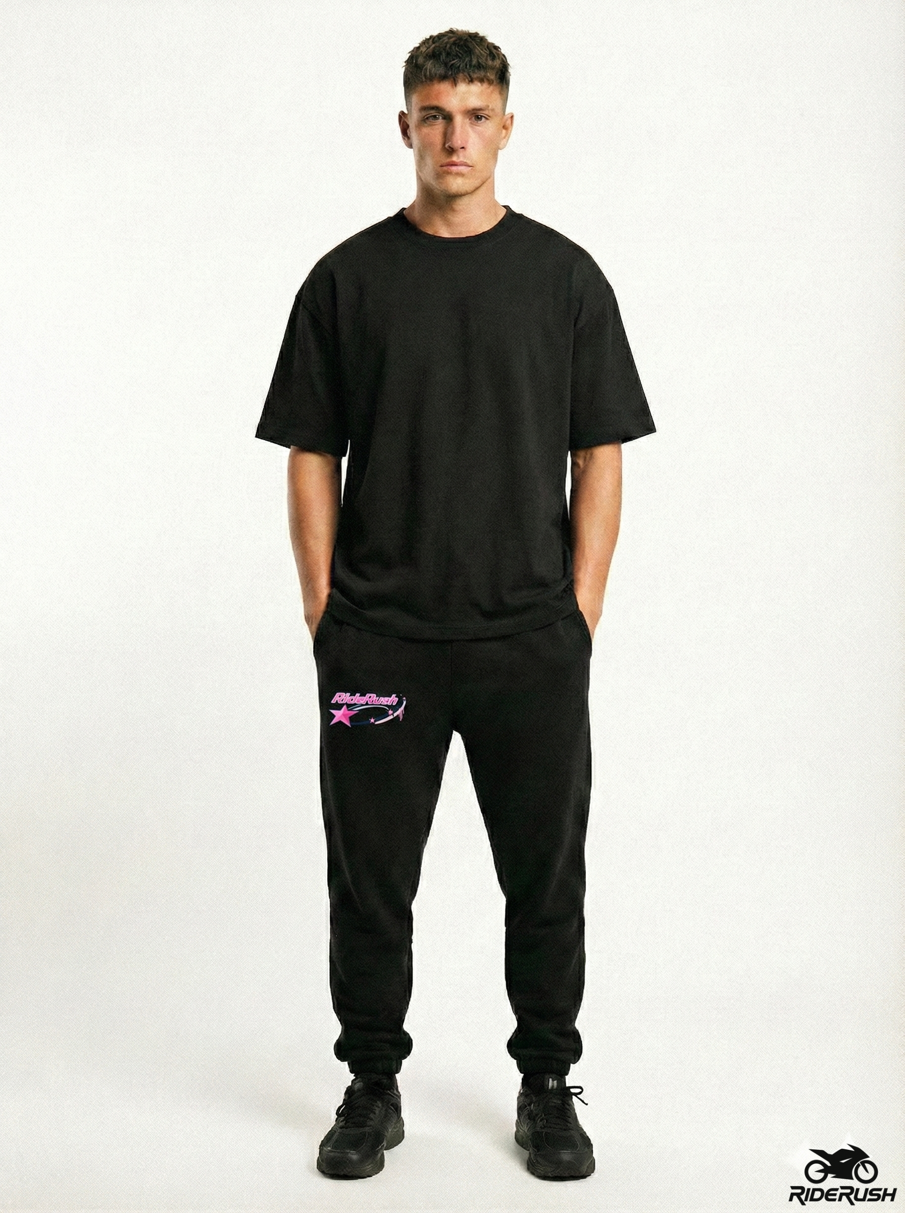 RideRush - Pink Stars - Shirt